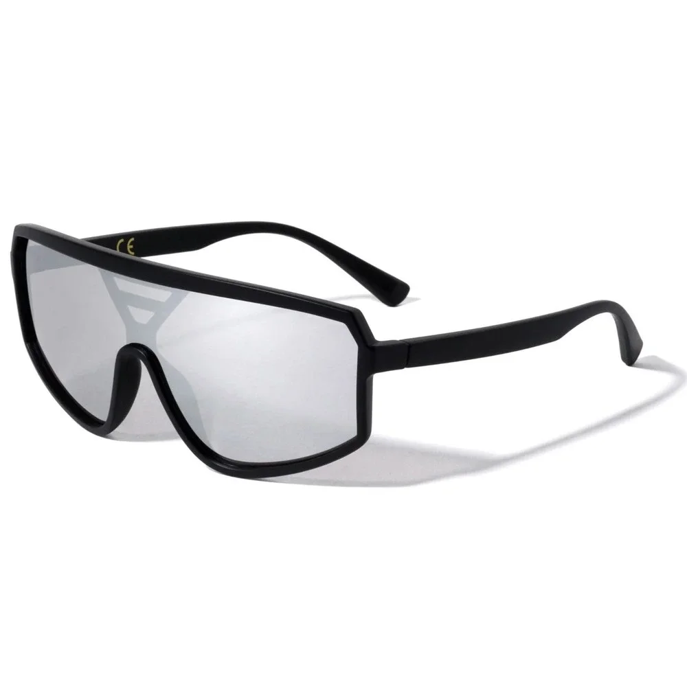 Sunglasses‎ Women Men Silver Lens Fashion Sports Performance Style Cover Gafas